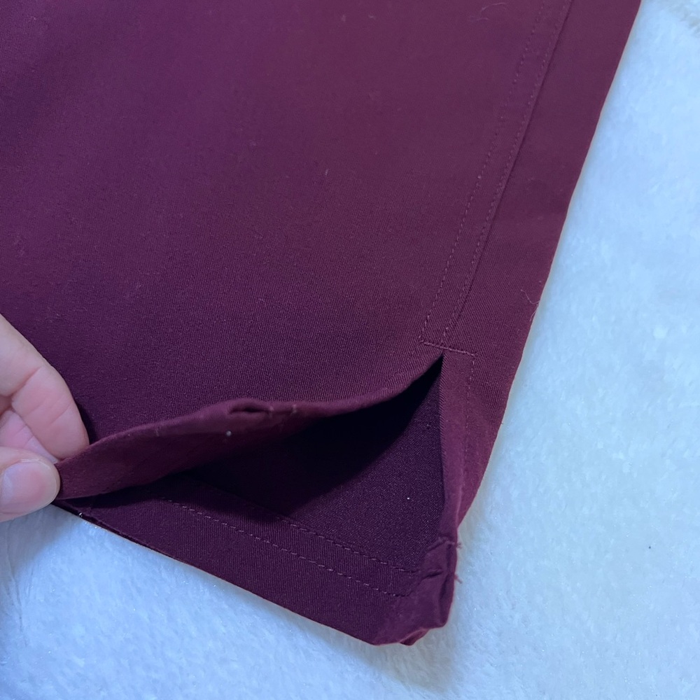 Figs Maroon Technical Collection Straight Pants S… - image 8